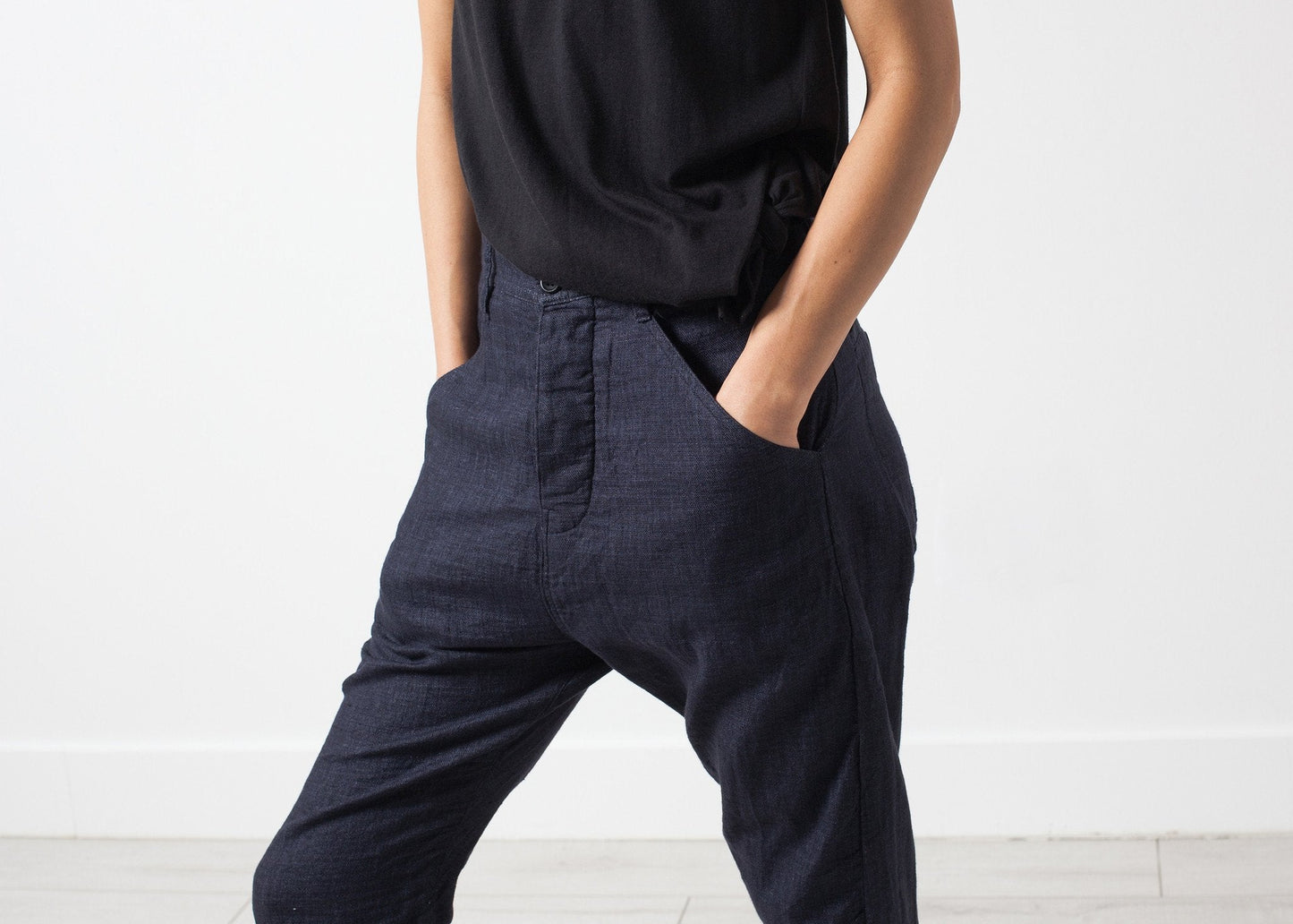 Balan Hose aus Leinen