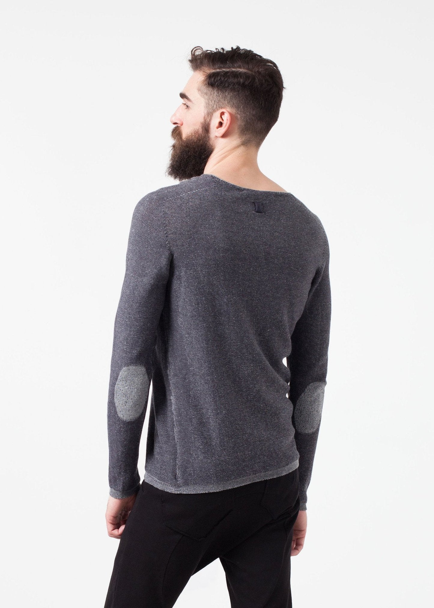 Kuriositäten-Sweatshirt in Stahlgrau