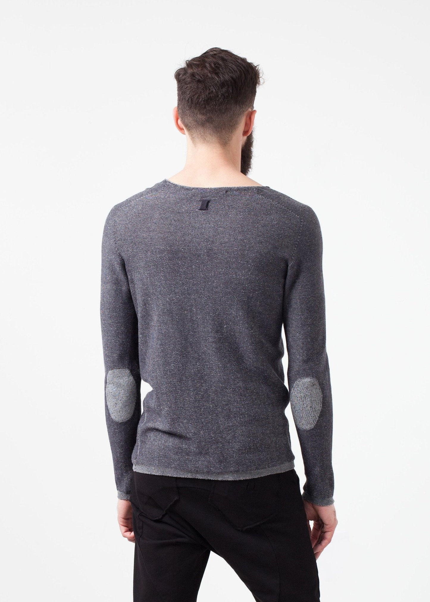 Kuriositäten-Sweatshirt in Stahlgrau