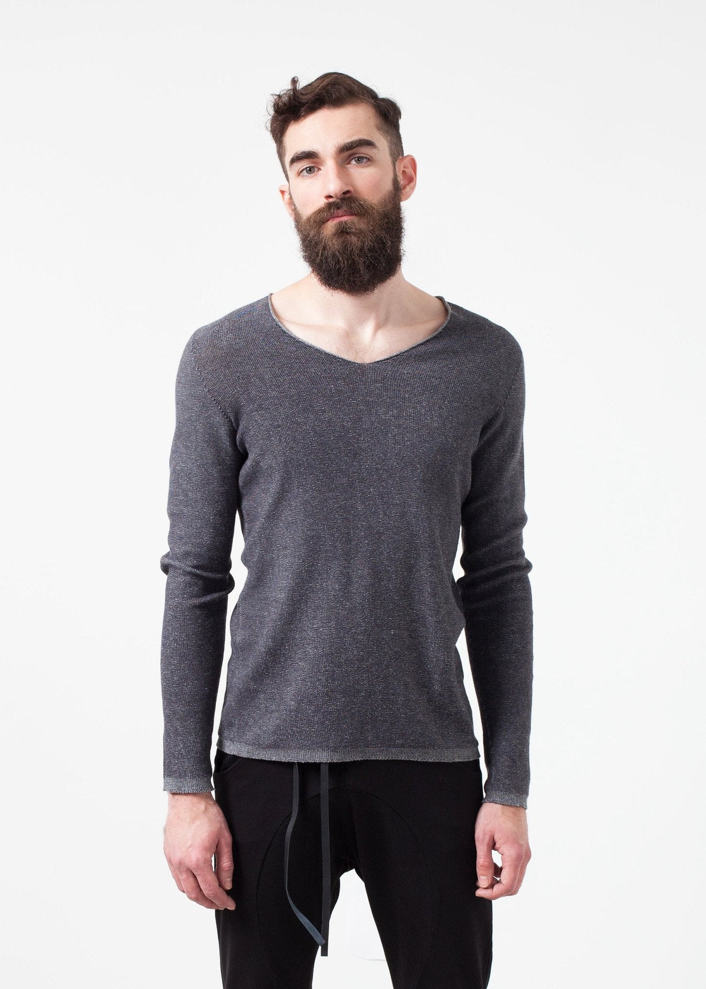 Kuriositäten-Sweatshirt in Stahlgrau