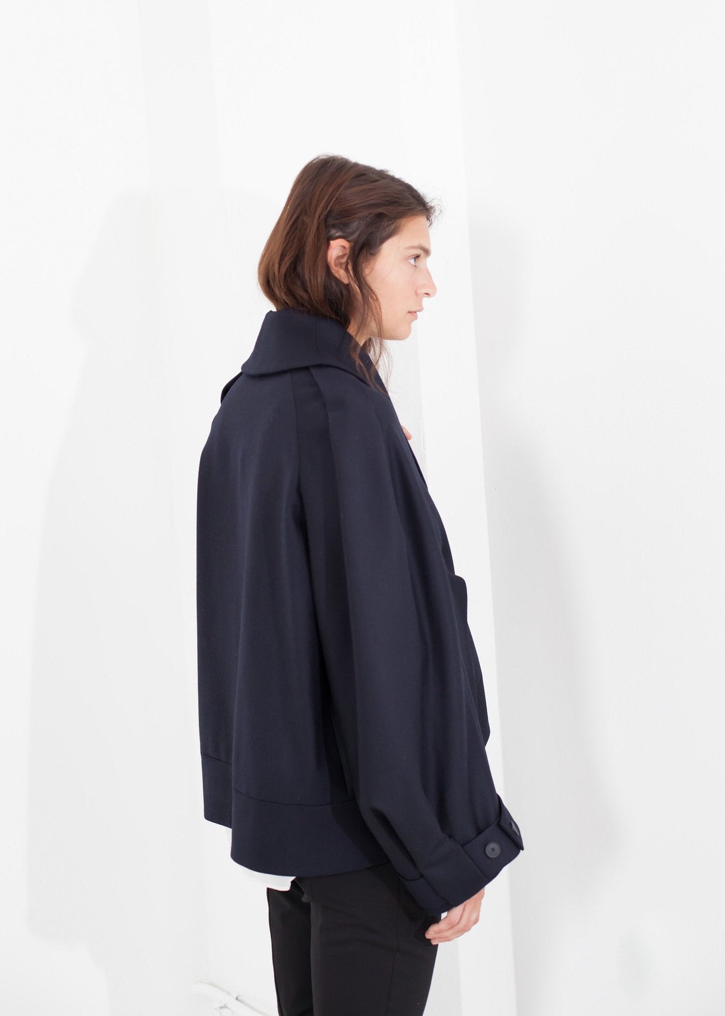 Veste cocon en laine
