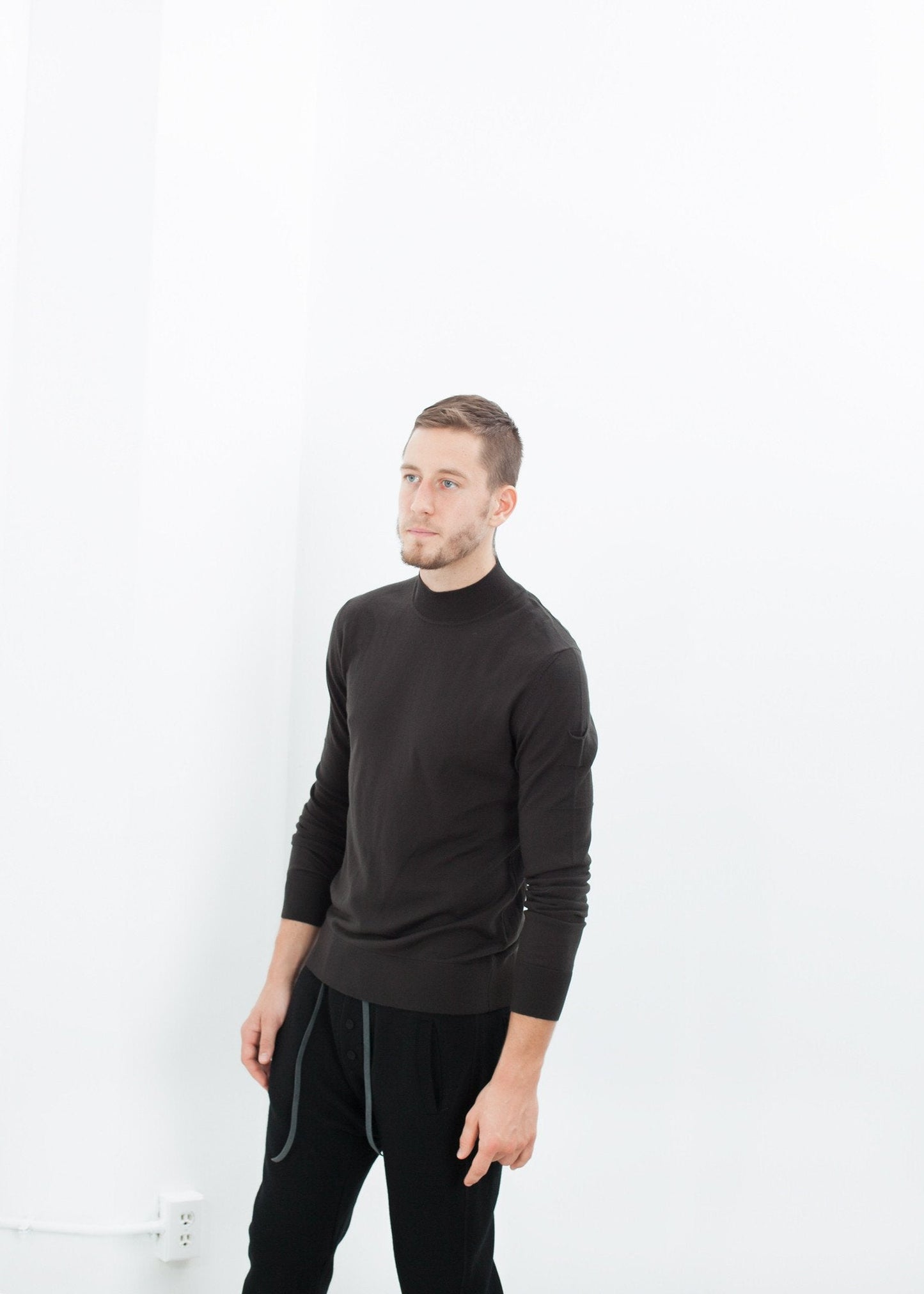 Dolcevita in maglia merino in Cavern