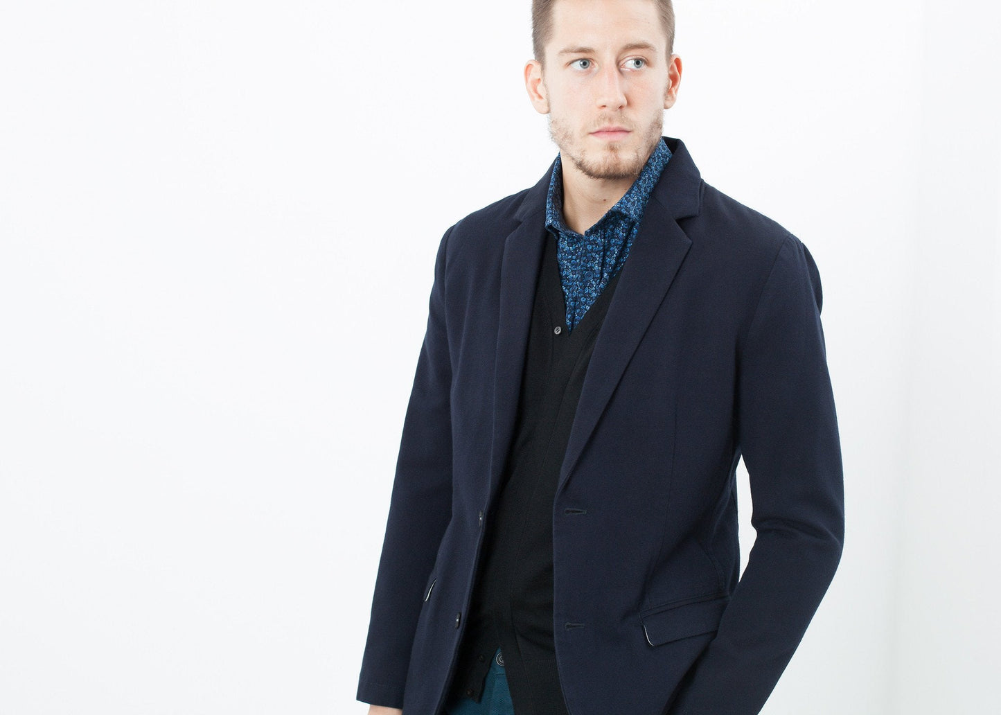 Chaqueta Deportiva en Azul 