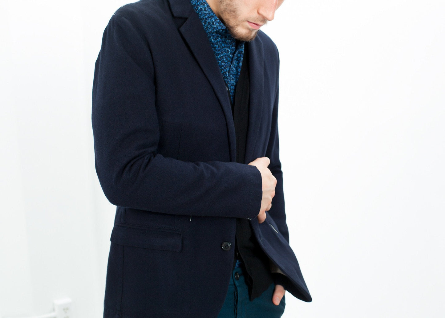 Chaqueta Deportiva en Azul 