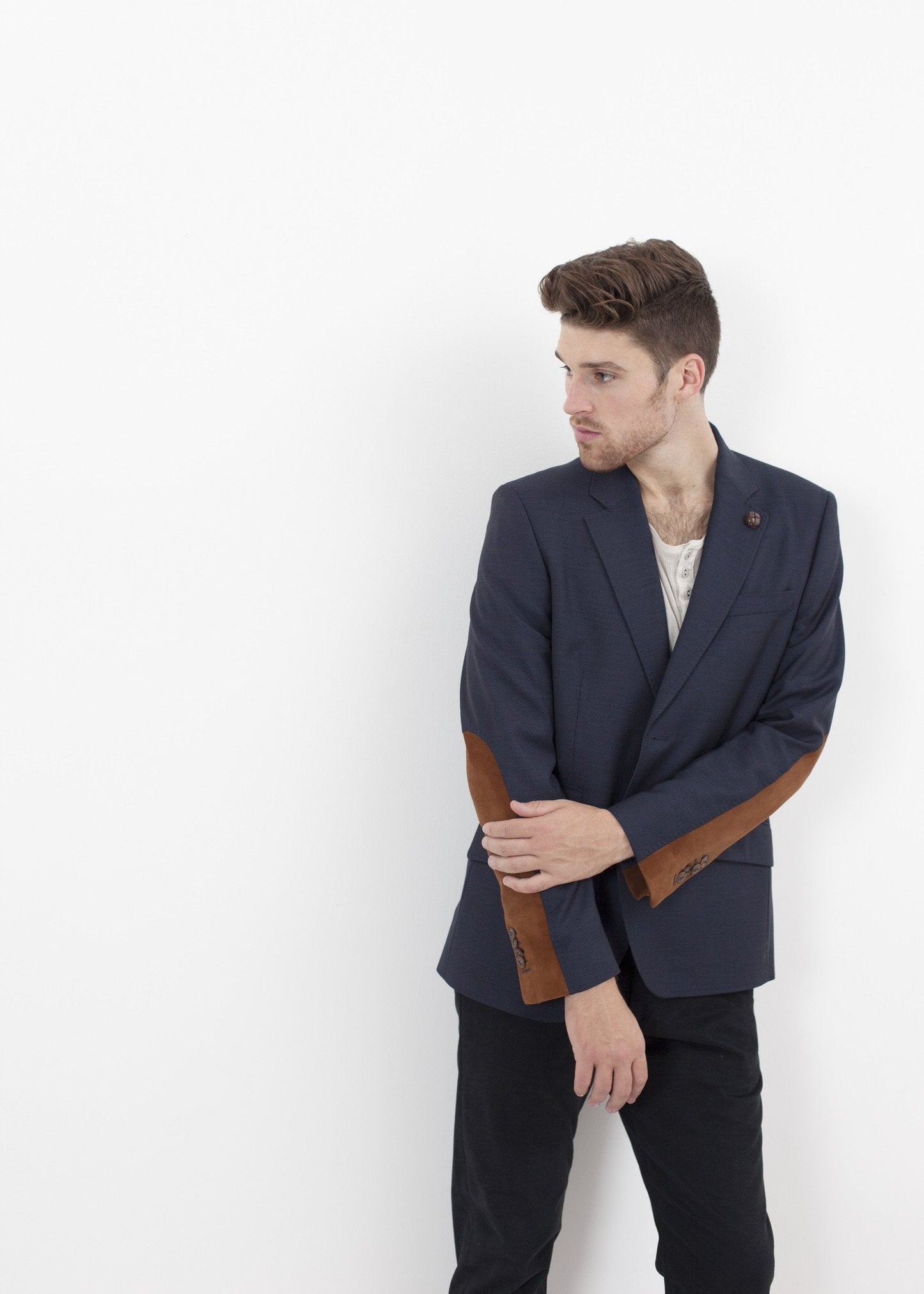 Schneller niedriger Blazer in Marineblau 