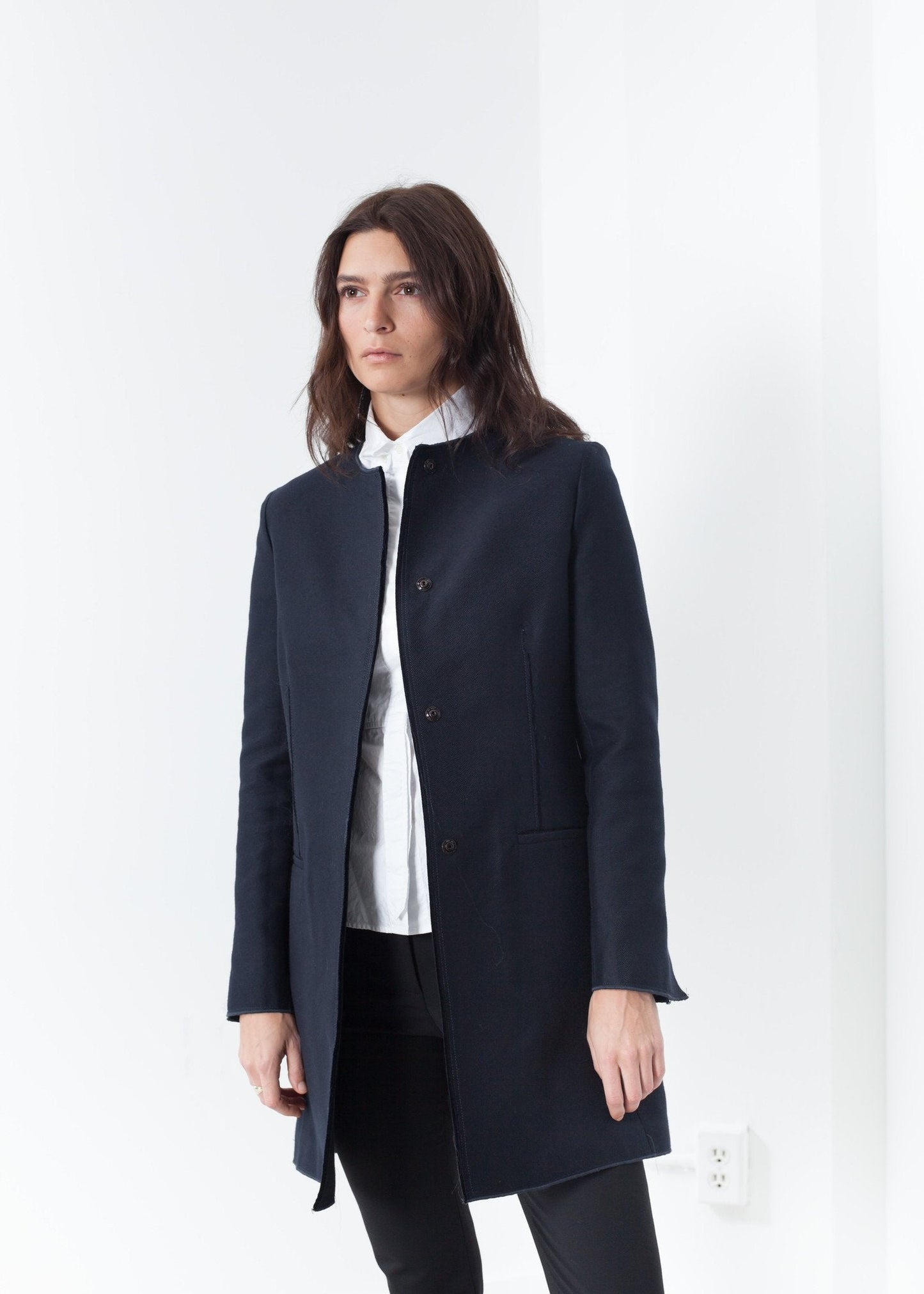 Chaqueta Tessuto en azul marino
