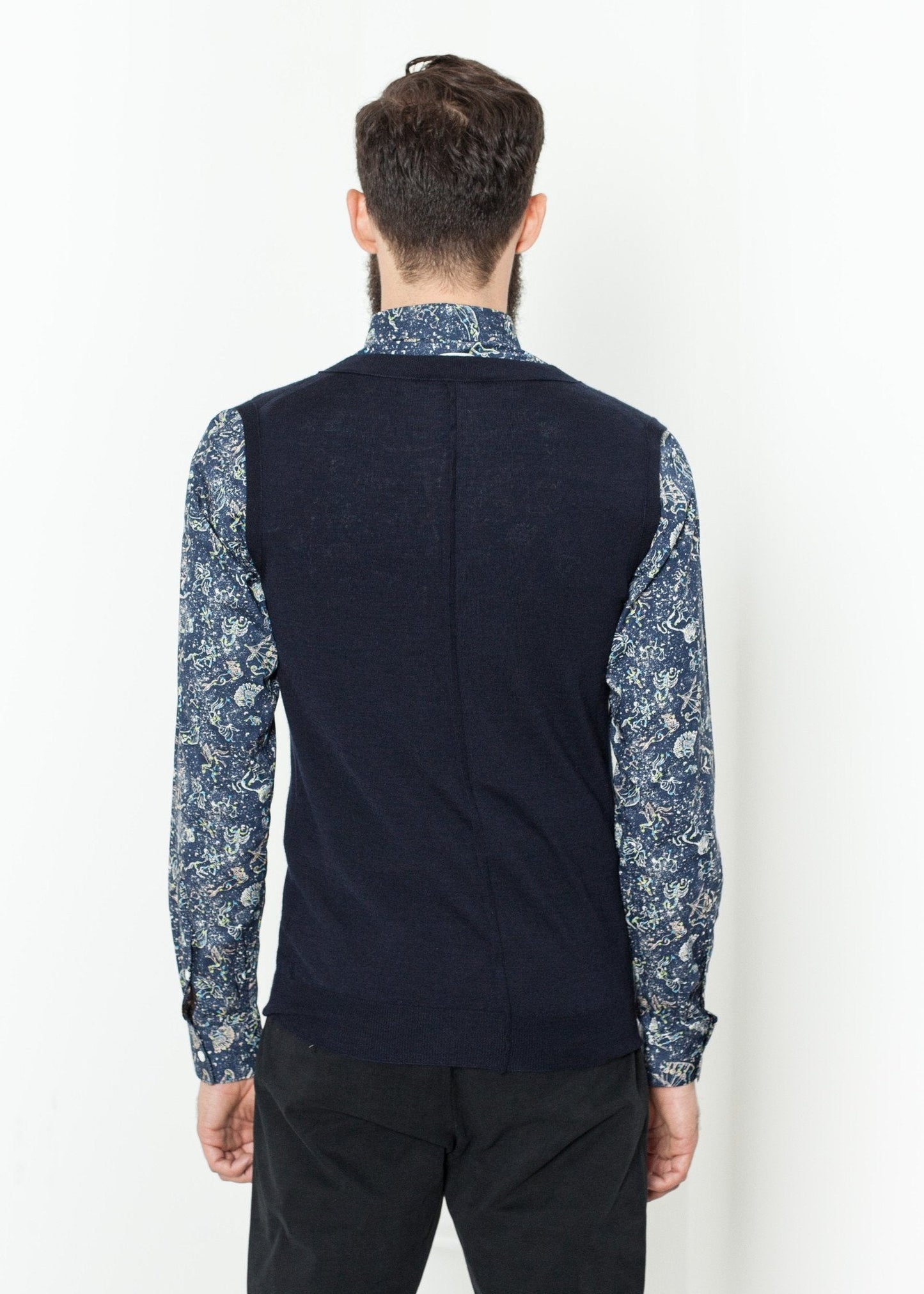 Einfache Weste in Navy