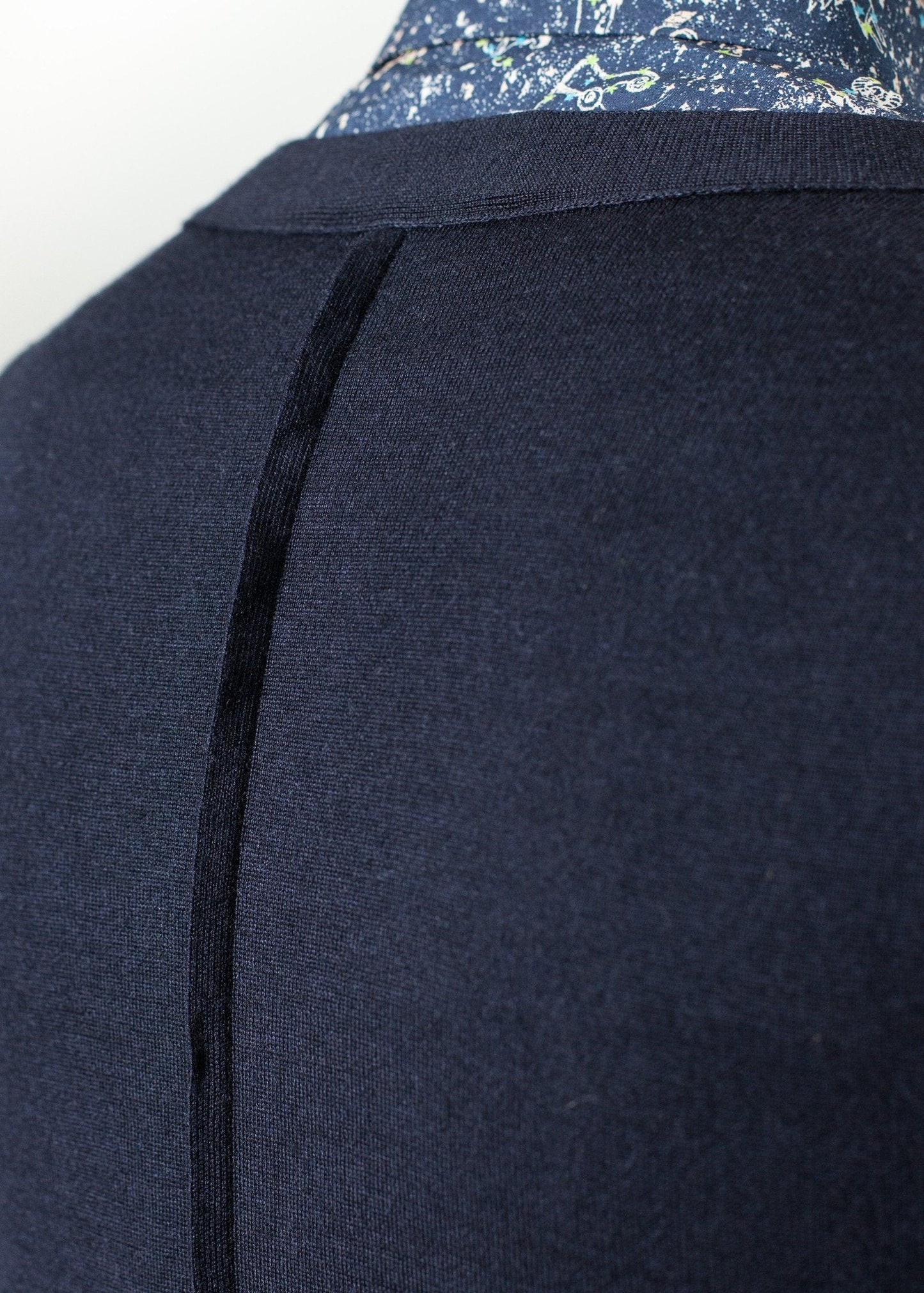 Einfache Weste in Navy