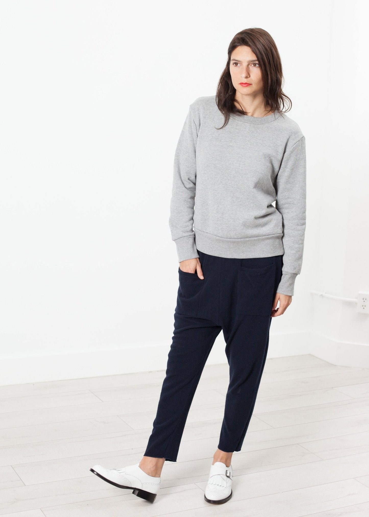 Sudadera Loopwheeler en Gris
