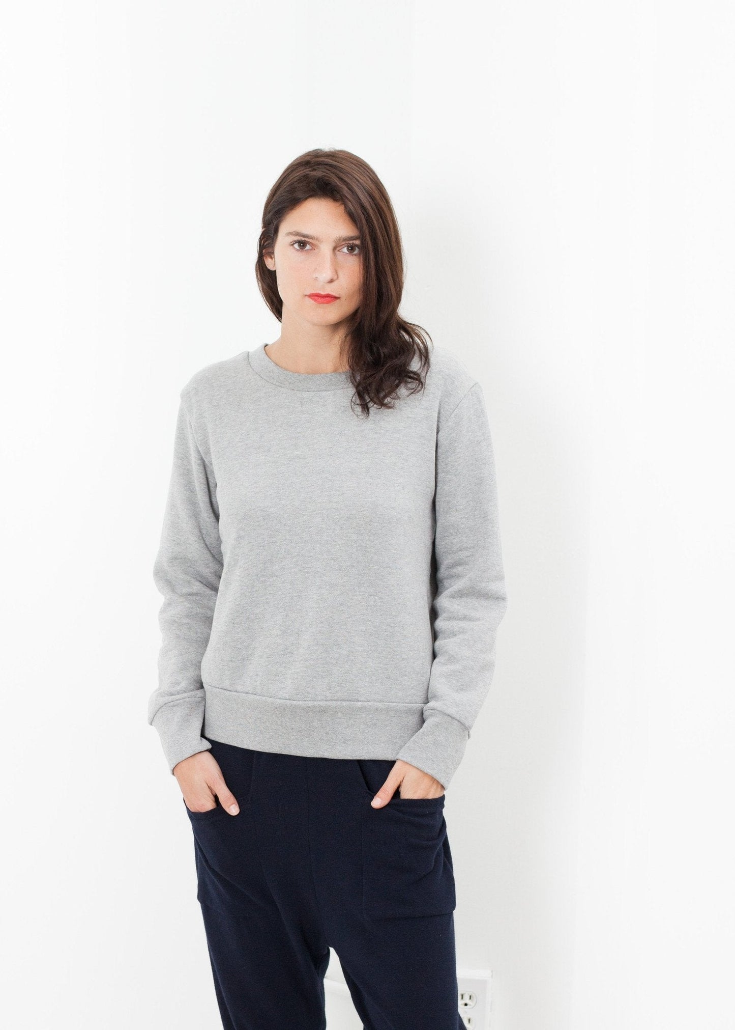 Sudadera Loopwheeler en Gris