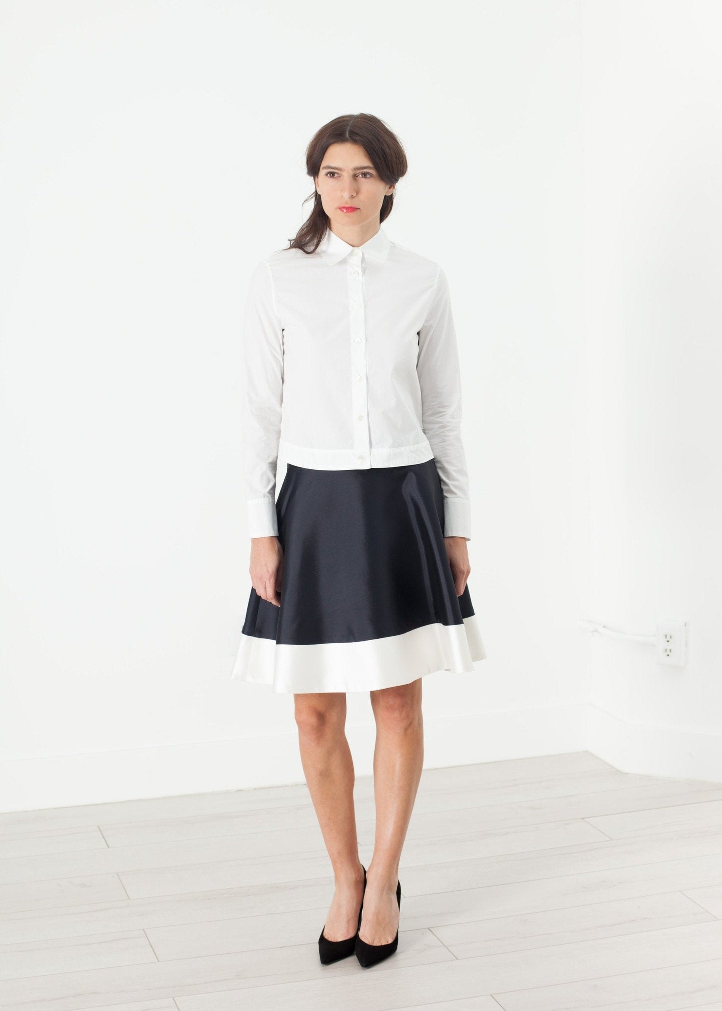 Falda Circular en Azul Marino