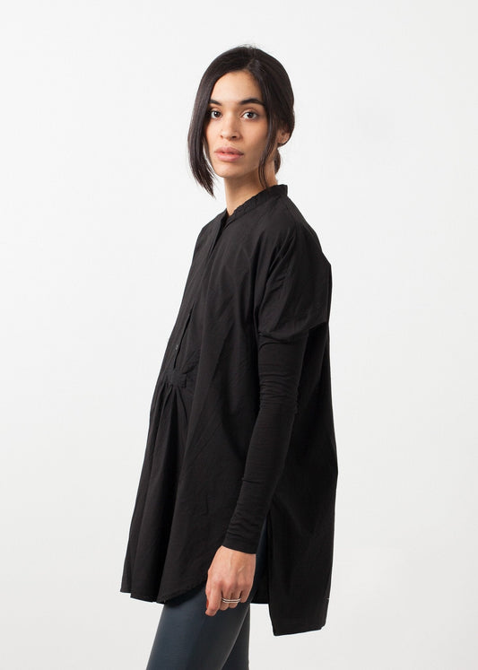 Blusa oversize con pechera