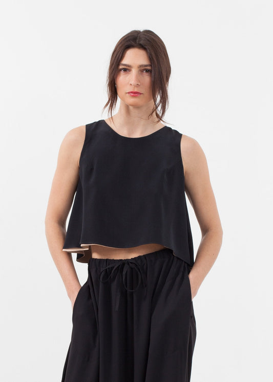 Top con lazo reversible