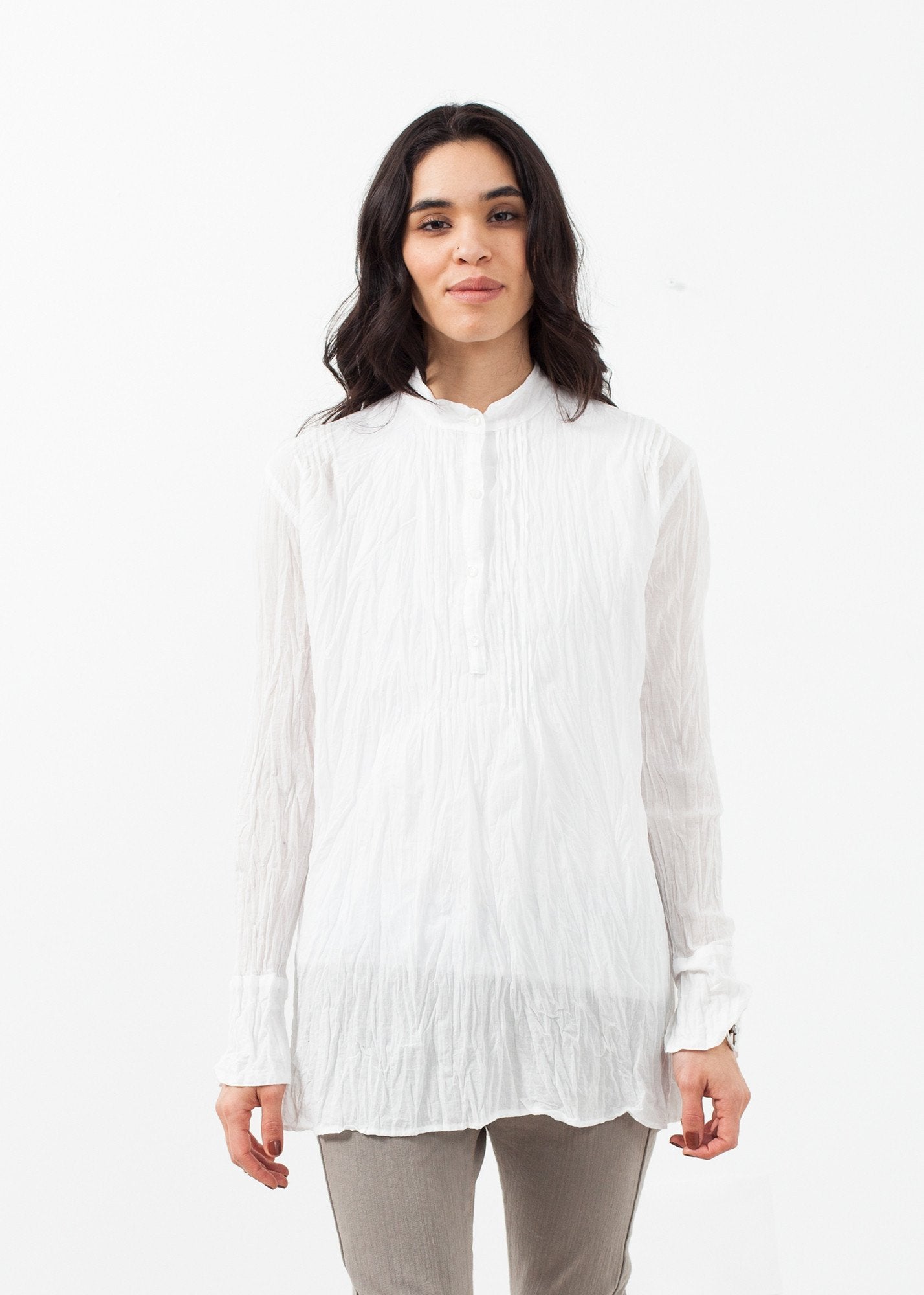 Pin-Tuck-Bluse