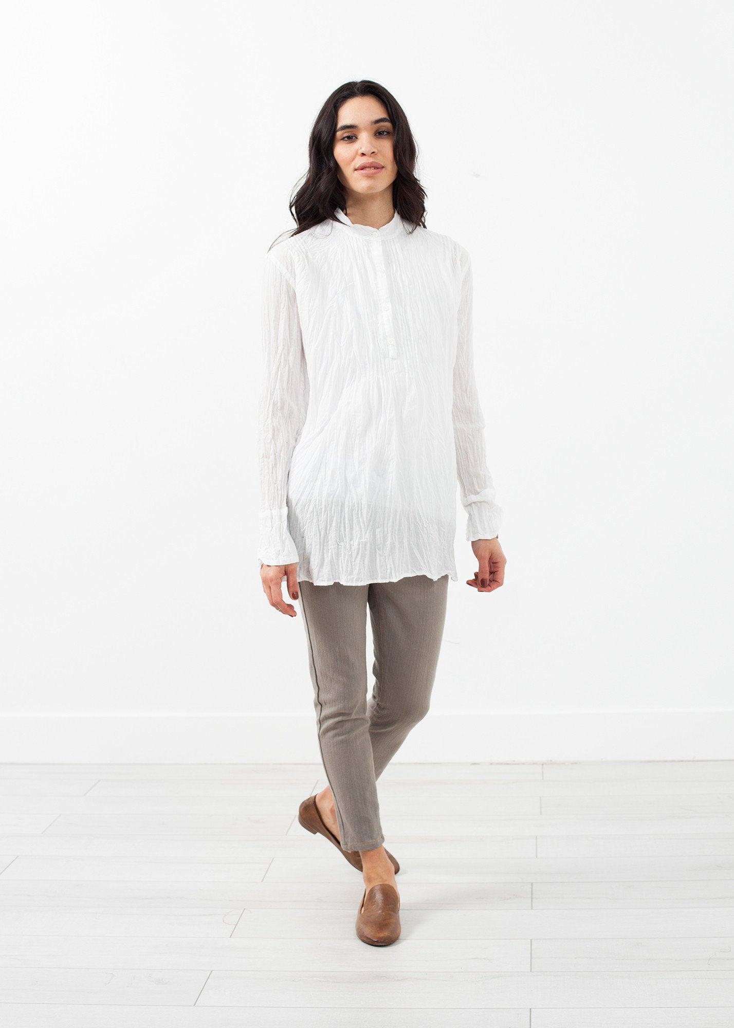Pin-Tuck-Bluse