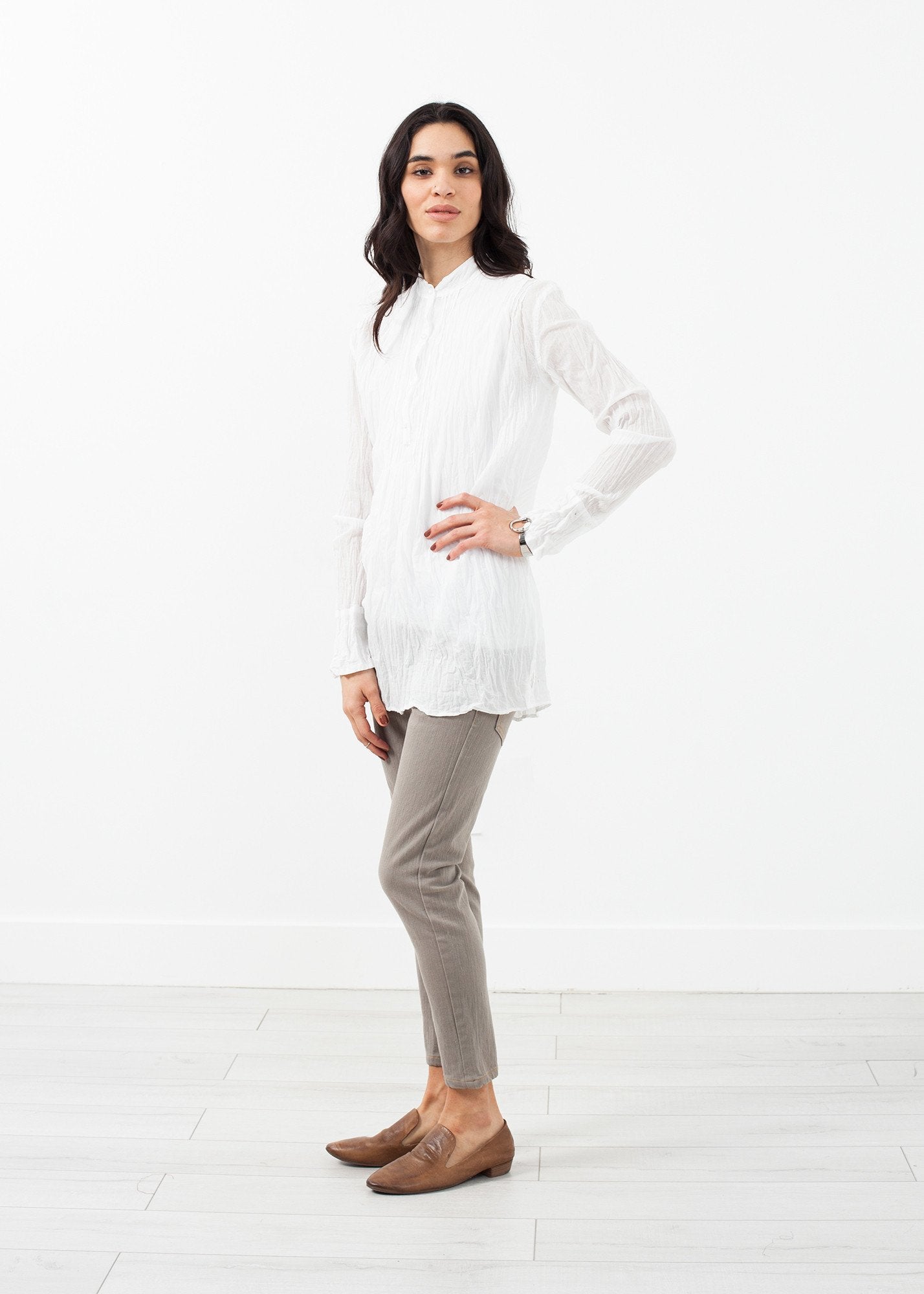 Pin-Tuck-Bluse
