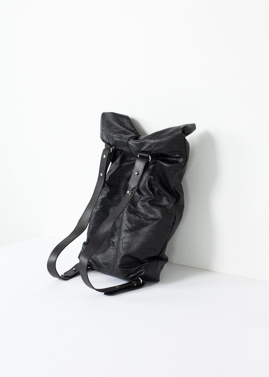 Mochila convertible en piel