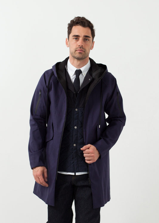 Parka a contraste