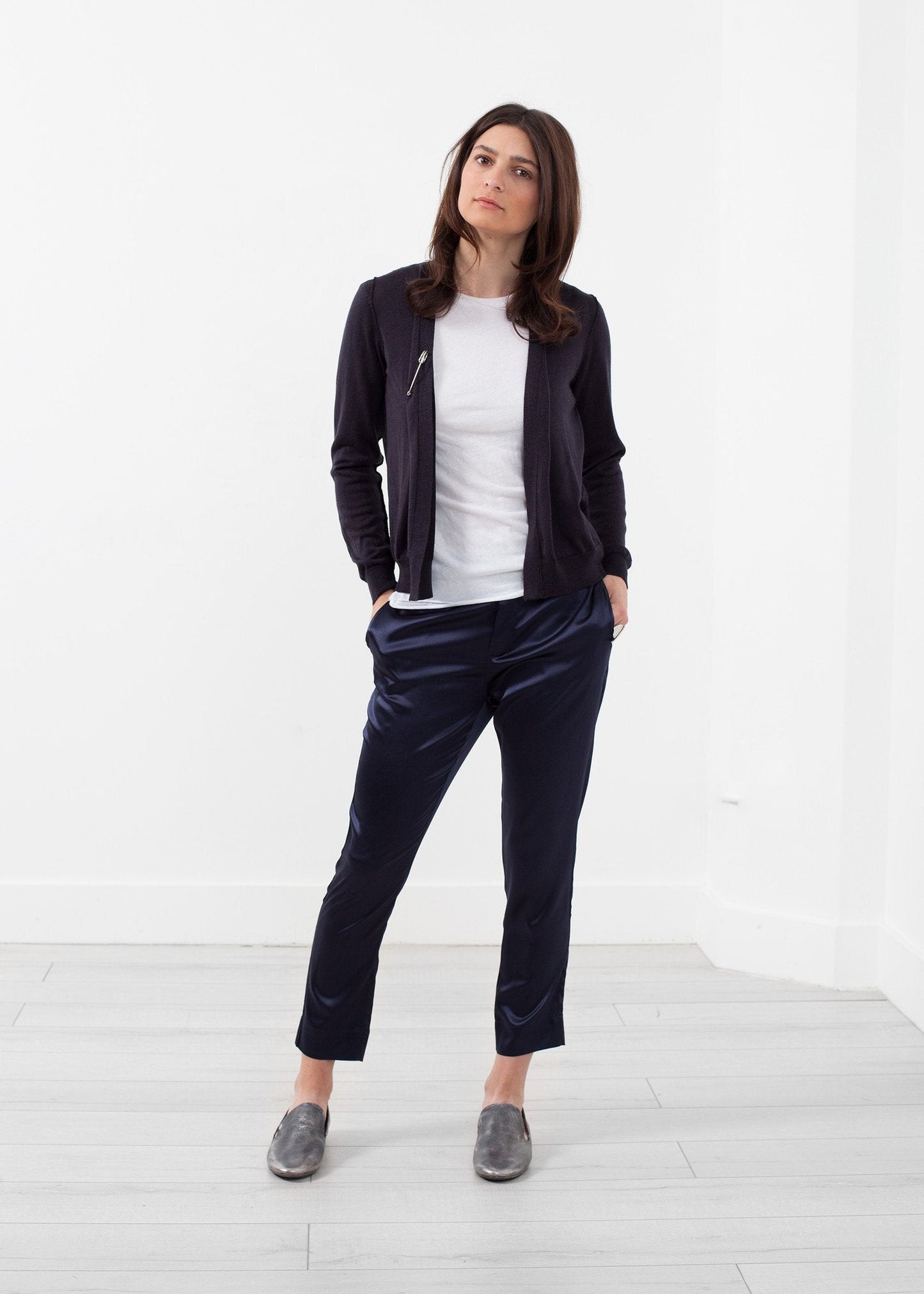 Geschrumpfte Strickjacke