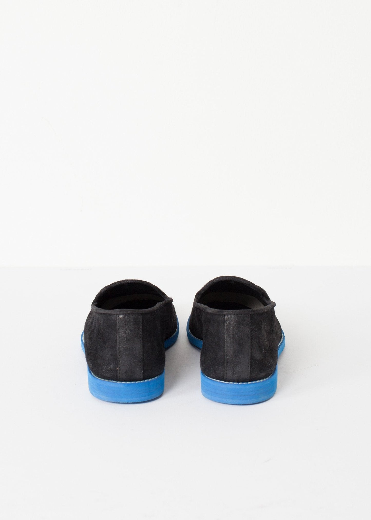Mocassins En Daim - Noir/Bleu