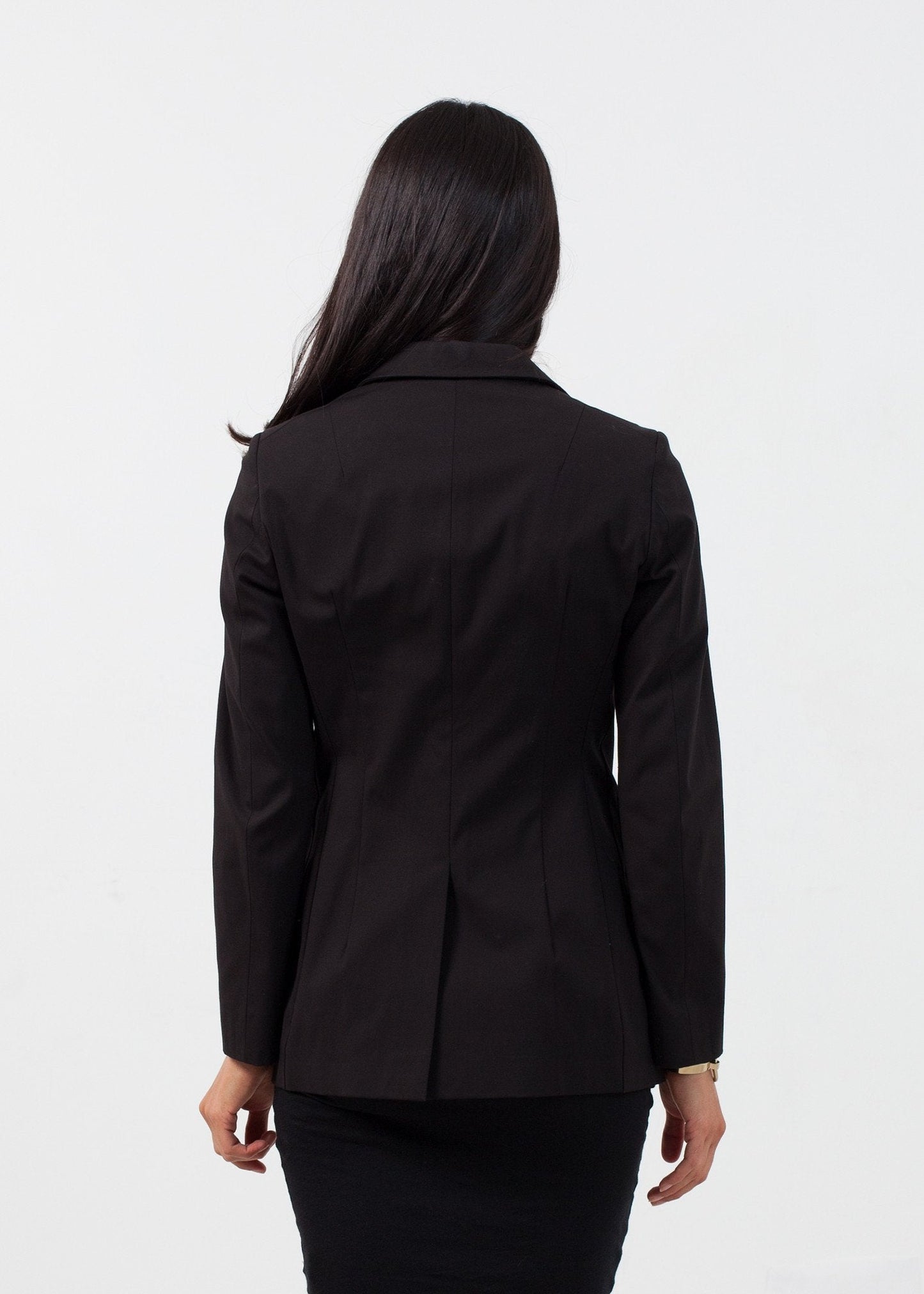 Blazer mit zwei Taschen in Schwarz