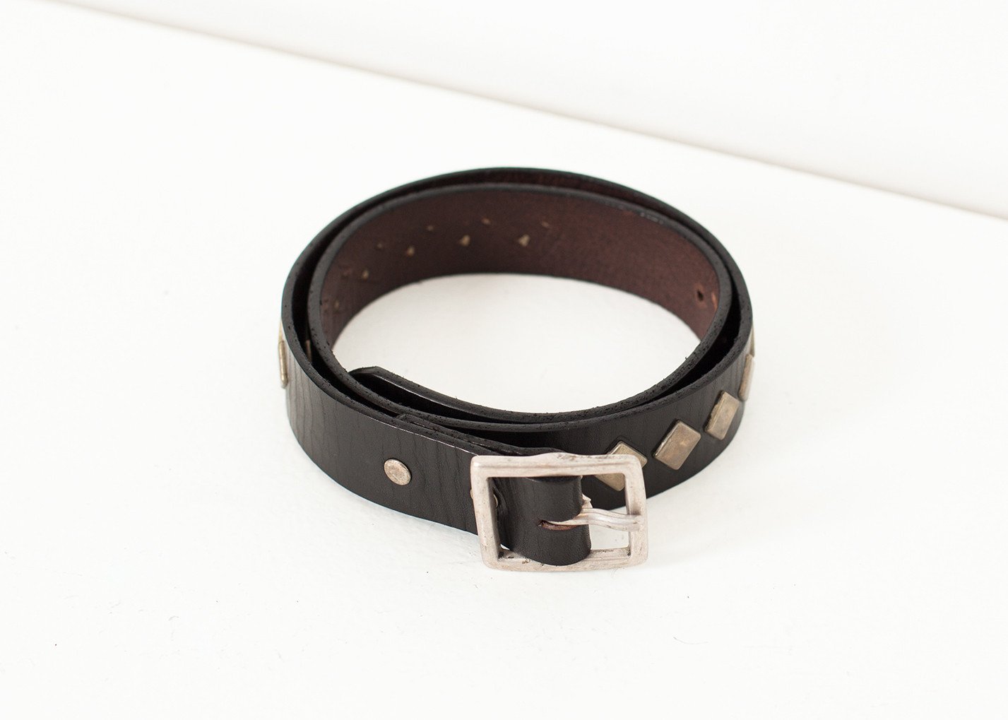 Ceinture Arlequin en Marron