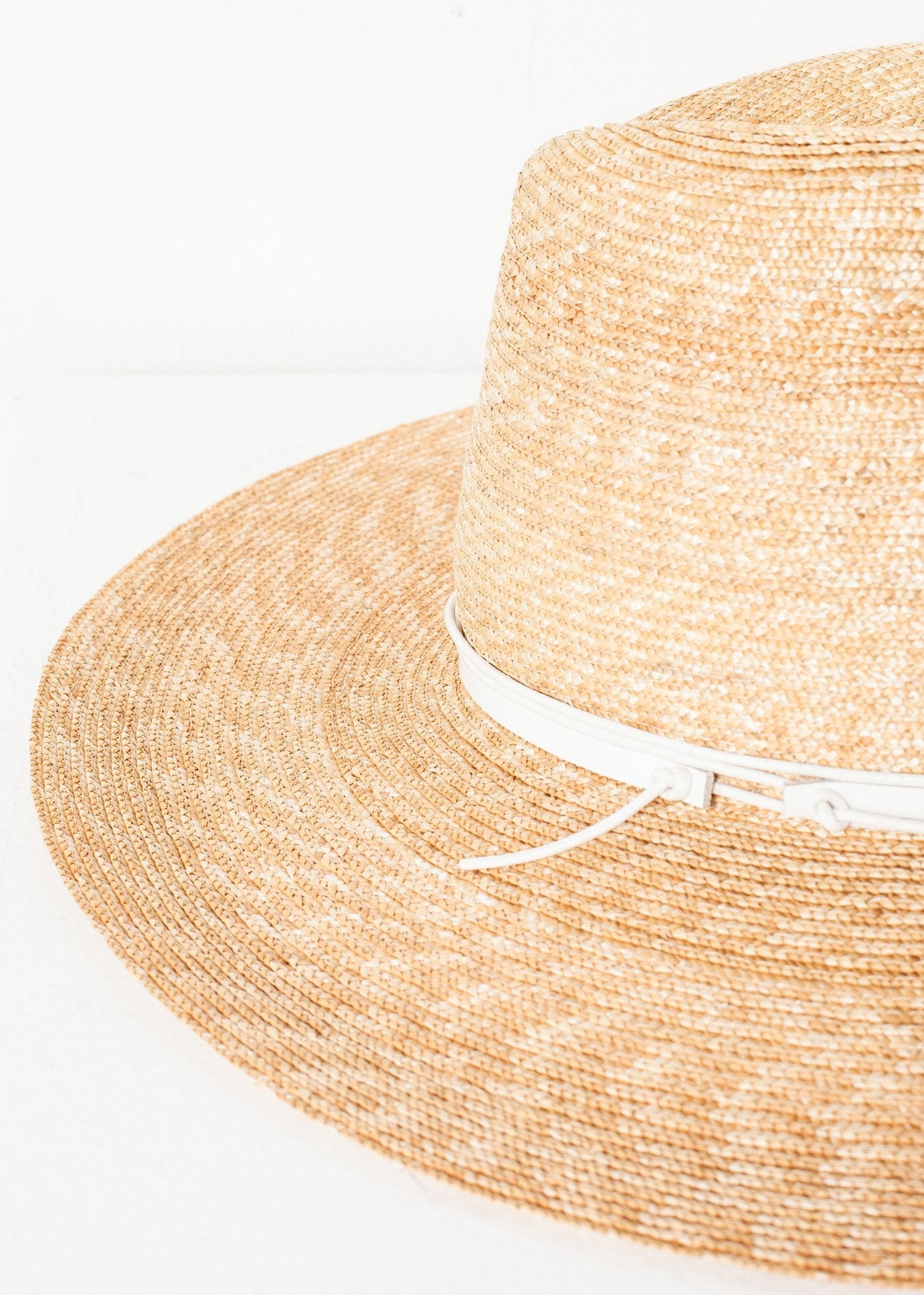 Chapeau Wrapped Up en Paille/Blanc