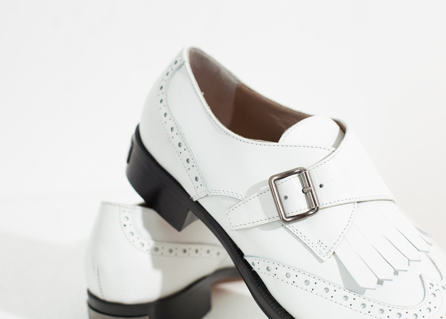 Scarpa da golf in bianco